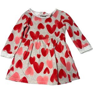 Carter's Heart Dress Girls Size 3T Excellent Very gently used condition No flaws